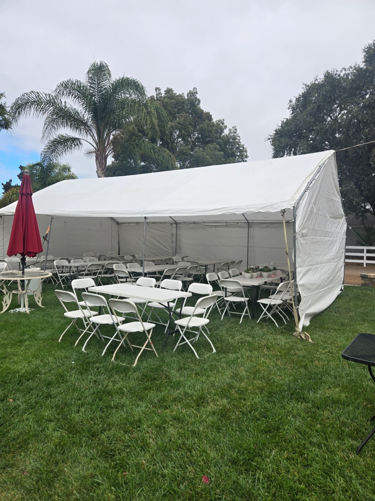 Decorated event table